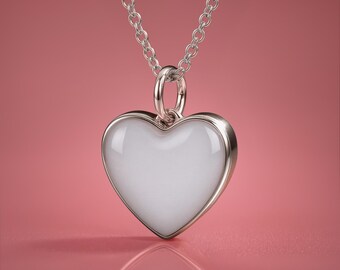 "EINFACHES DIY ""Sweetheart"" Muttermilch-Halsketten-Set - einfach herzförmiges Schmuckset | Einzigartige Muttermilch Andenken | Geschenkidee zum Muttertag