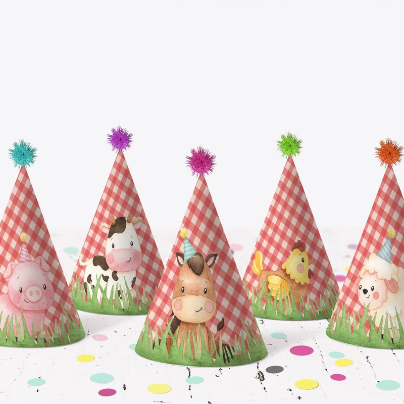 Animal Party Hats - Etsy