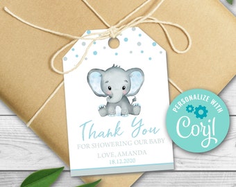 Elephant Tags Etsy