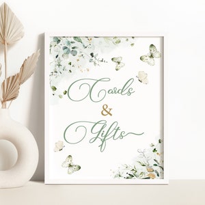 Salie groene vlinder kaarten en geschenken teken vlinder partij teken groen vlinder baby douche tafel teken gebladerte vlinder decoratie 0174