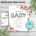 Editable Winter Wonderland Baby Shower Invitation Winter Baby - Etsy