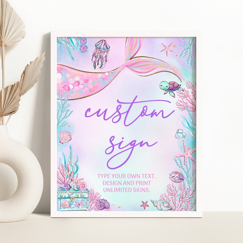 Mermaid Sign - Etsy