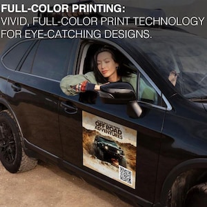 Custom Car Magnet Sign | Personalized Logo for Your Car Van Truck | Advertise Your Business Vehicle Magnetic | Professional Printed Die Cut
