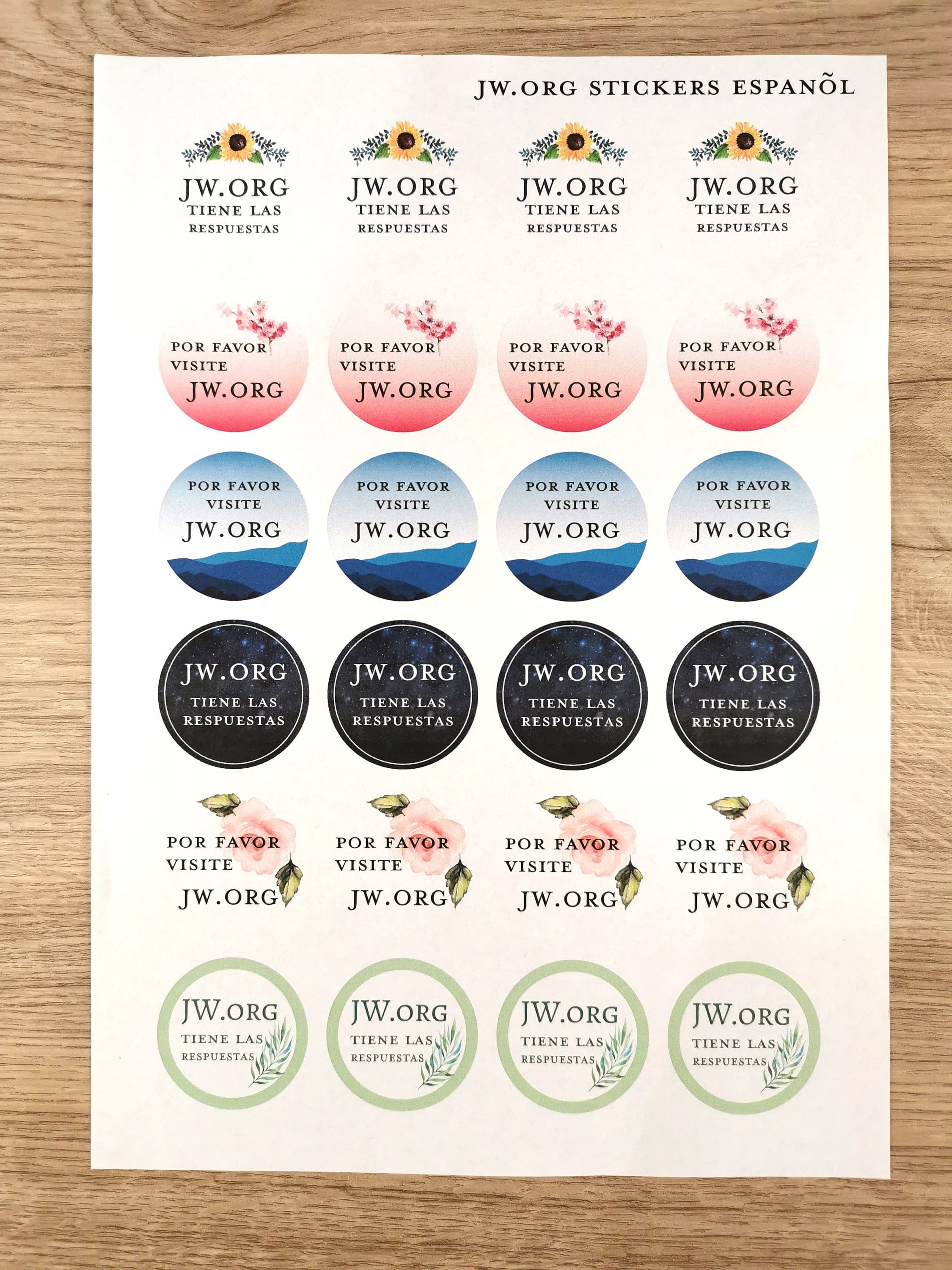 JW Stickers site 3 Sheets Etsy UK