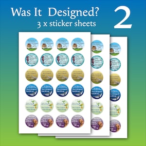 JW stickers was it designed 3 sheets WID vol 2