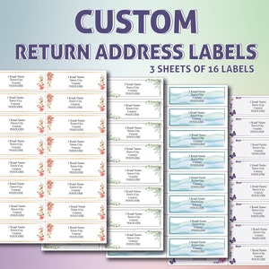 Custom made return address labels letter writing letters jw stickers