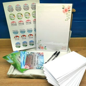 A4 JW letter writing gift set. image 3