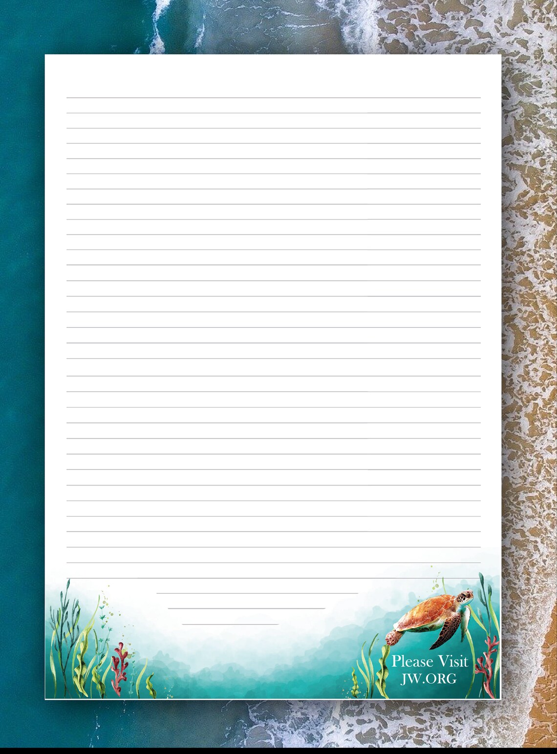 Jw Letter Writing Template