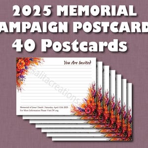 Cartoline della campagna commemorativa JW 2025 40