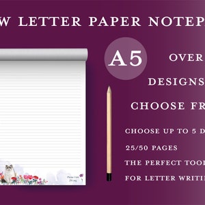 Blocco note per scrivere lettere A5 JW