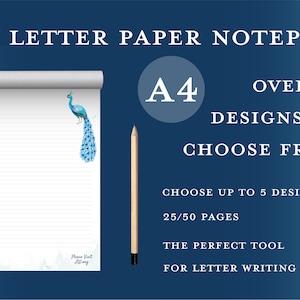 Blocco note per scrivere lettere A4 JW