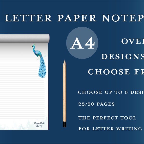 A4 JW letter writing notepad