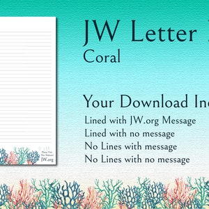 Papel para escrever cartas TJ download digital mensagem do site coral azul