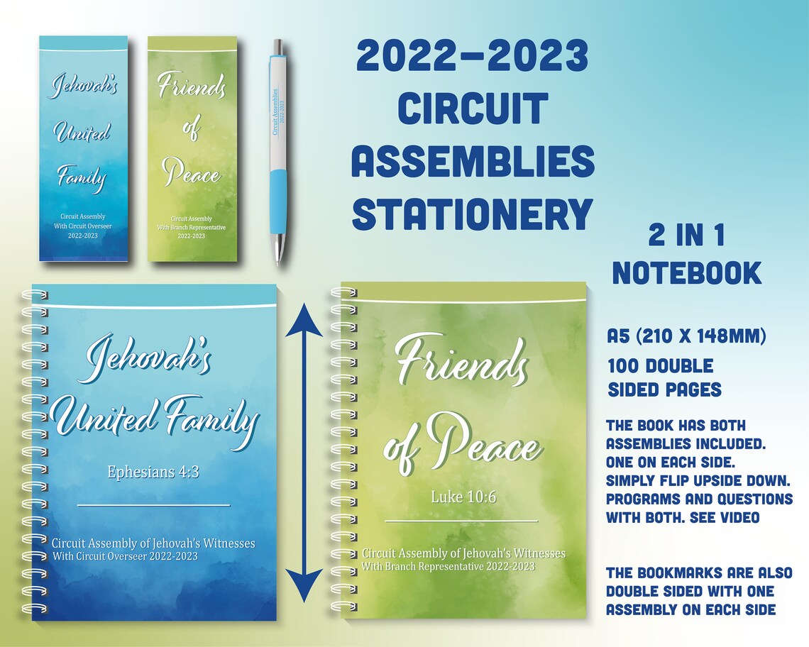 20222023 Circuit Assembly of Jehovah's Witnesses 2 in 1 Etsy UK