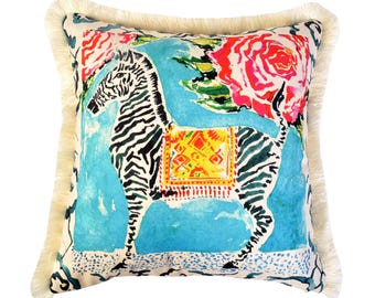 Lot De 2 Housses De Coussin Décoratives Douces à Imprimé