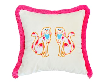 Embroidered Pillows