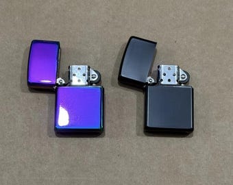 Iridescent Ice rainbow Blue and Purple lighter for Laser engraving *Limited STOCK*