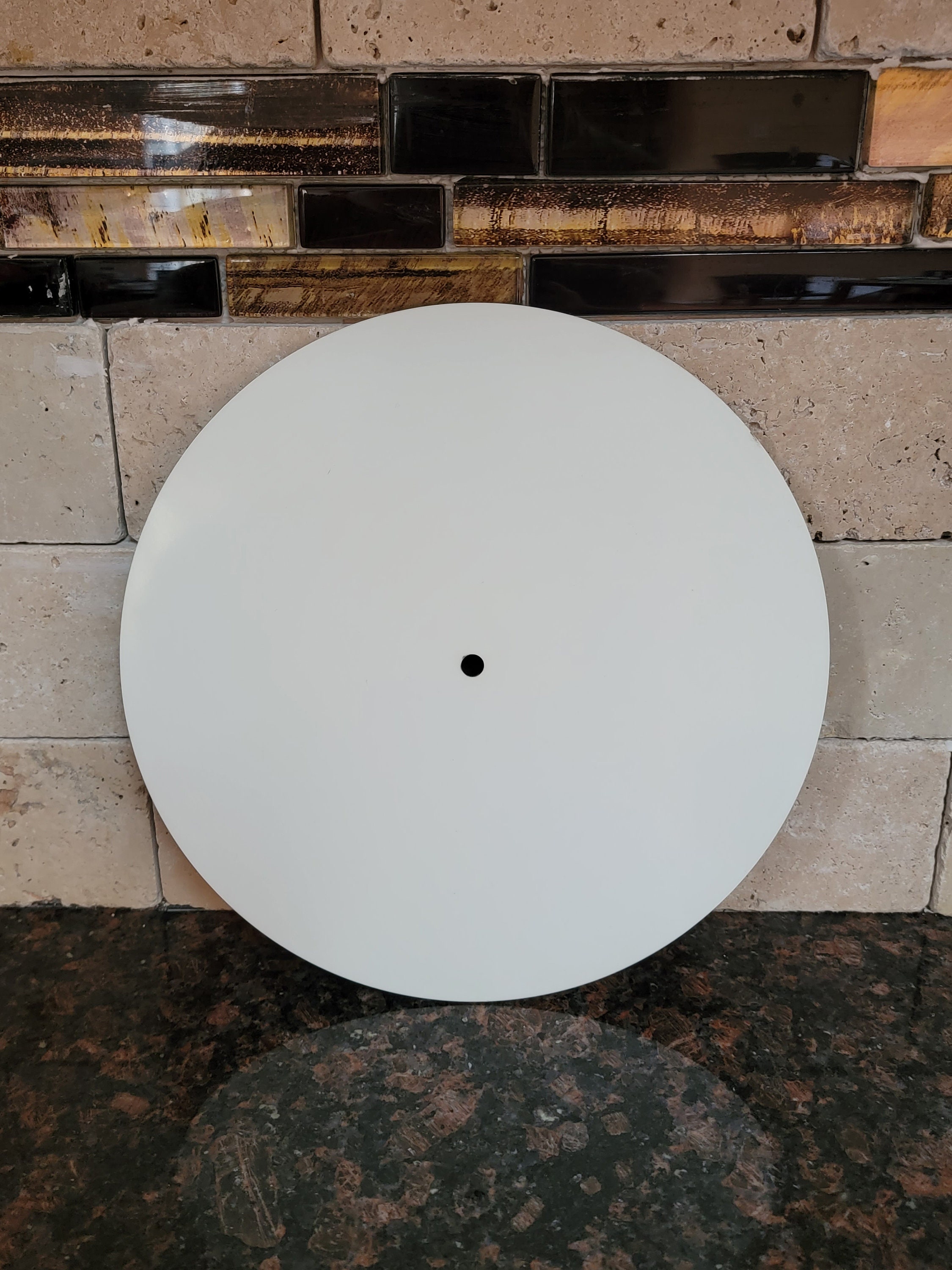 Sublimation, CIRCLE BLANKS, 3.5' diameter, White, aluminum / dye sub  blanks, rounds, with Hole, 50 pieces