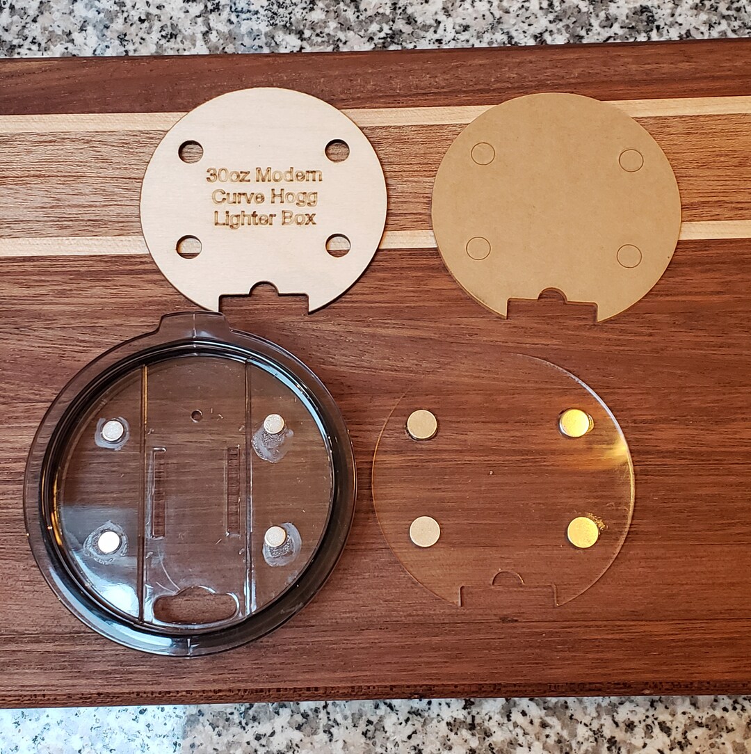 3D Tumbler Topper Tumbler Topper Removable Disk Sets of 5 Etsy