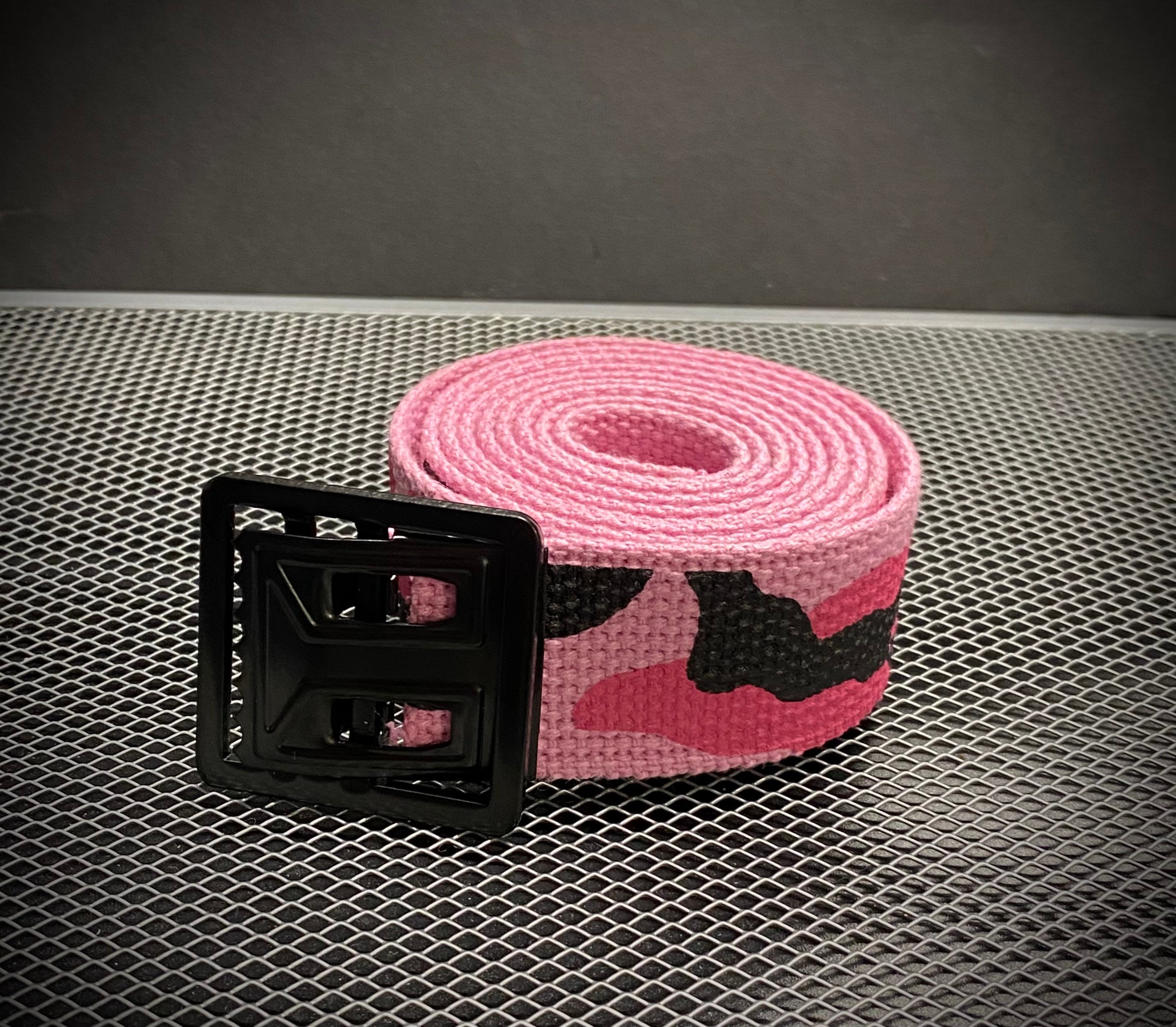Pink Camo Skater Web Belt W Flip Top Buckle Etsy