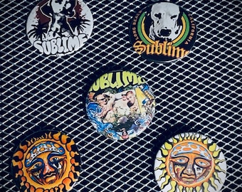 Sublime 1.25” Buttons/Pins Set Of 5