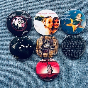 The Smashing Pumpkins Vol. 1 Album Covers  1.5” Pin Back Button Set.