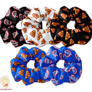 Super Hero Nurses Scrunchie Hair Tie, Hero Caretaker Scrunchys, Hair Tie for Caretakers and Nurses, Nurse Appreciation Week gift