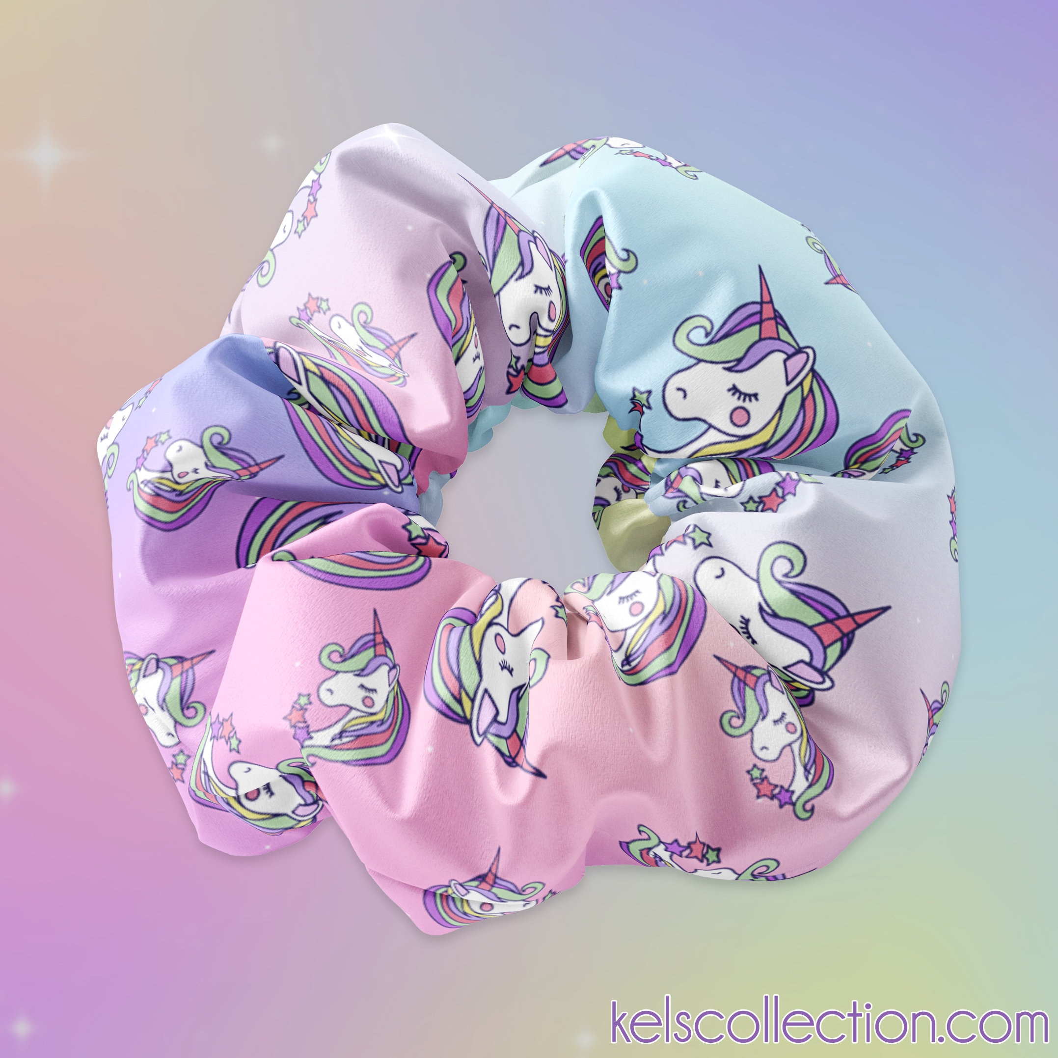 Rainbow Hair Womens Scrunchie Kids Scrunchie Unicorn Hair Tie Rainbow Scrunchie Multicolured Unicorn Hair Unicorn Scrunchie