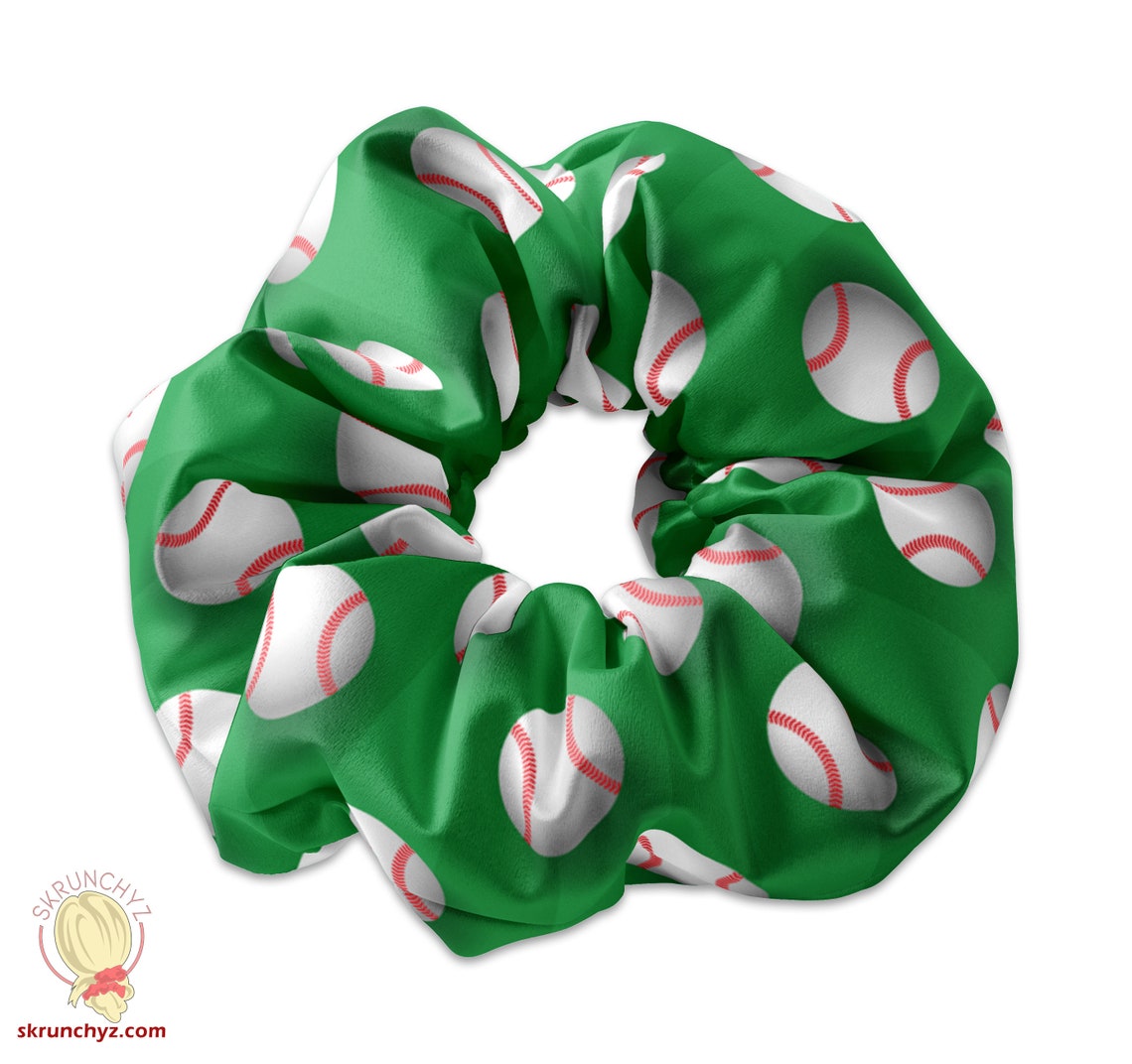 Sports Balls Themed Scrunchies Basketball Baseball Soccer Etsy