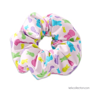 Coleteros de malvavisco y caramelos de Pascua en varios colores, accesorio para el cabello con coleteros de caramelos de Pascua, idea para canasta de Pascua con coleteros de malvavisco