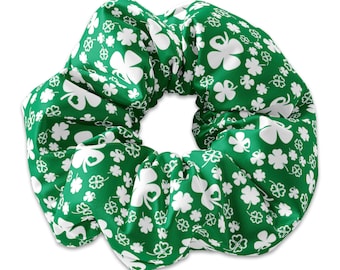 Saint Patricks Day Love Kleeblatt Grün Scrunchie Haargummis, St Patricks Day Scrunchie Haargummis, St. Patricks Day Grün Scrunchy, St Pattys Day