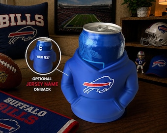 Bills 12oz Can Holder with Customizable Name on Back