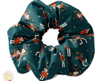 Nutcracker Scrunchie, Christmas Presents Themed Scrunchie Hair Tie, Xmas Scrunchys, Winter Holiday Scrunchies, Nut Cracker