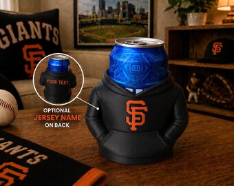 Giants 12oz Can Holder with Customizable Name on Back