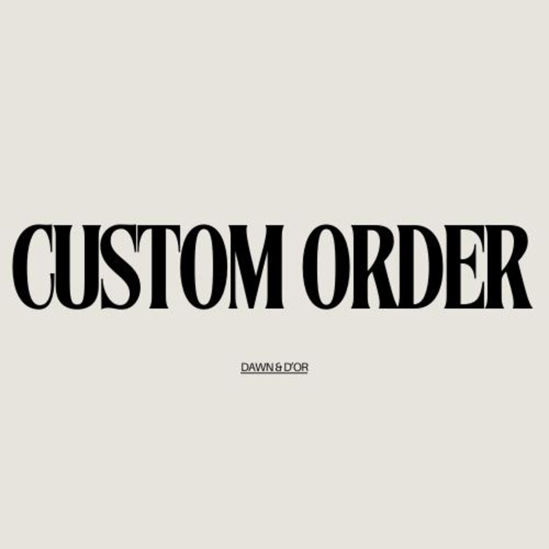 Custom Order Link - Etsy