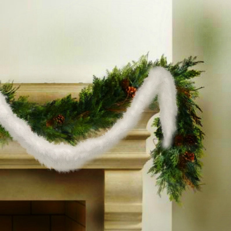 All I Want Fur Christmas Soft Premium Faux Fur Garland Etsy