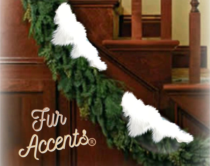 All I Want Fur Christmas - Soft - Premium Faux Snow Drifts - Garland Toppers - Small Table Runners - Holiday Decor - White or Off White