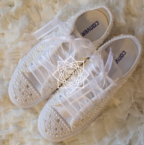 custom bride converse