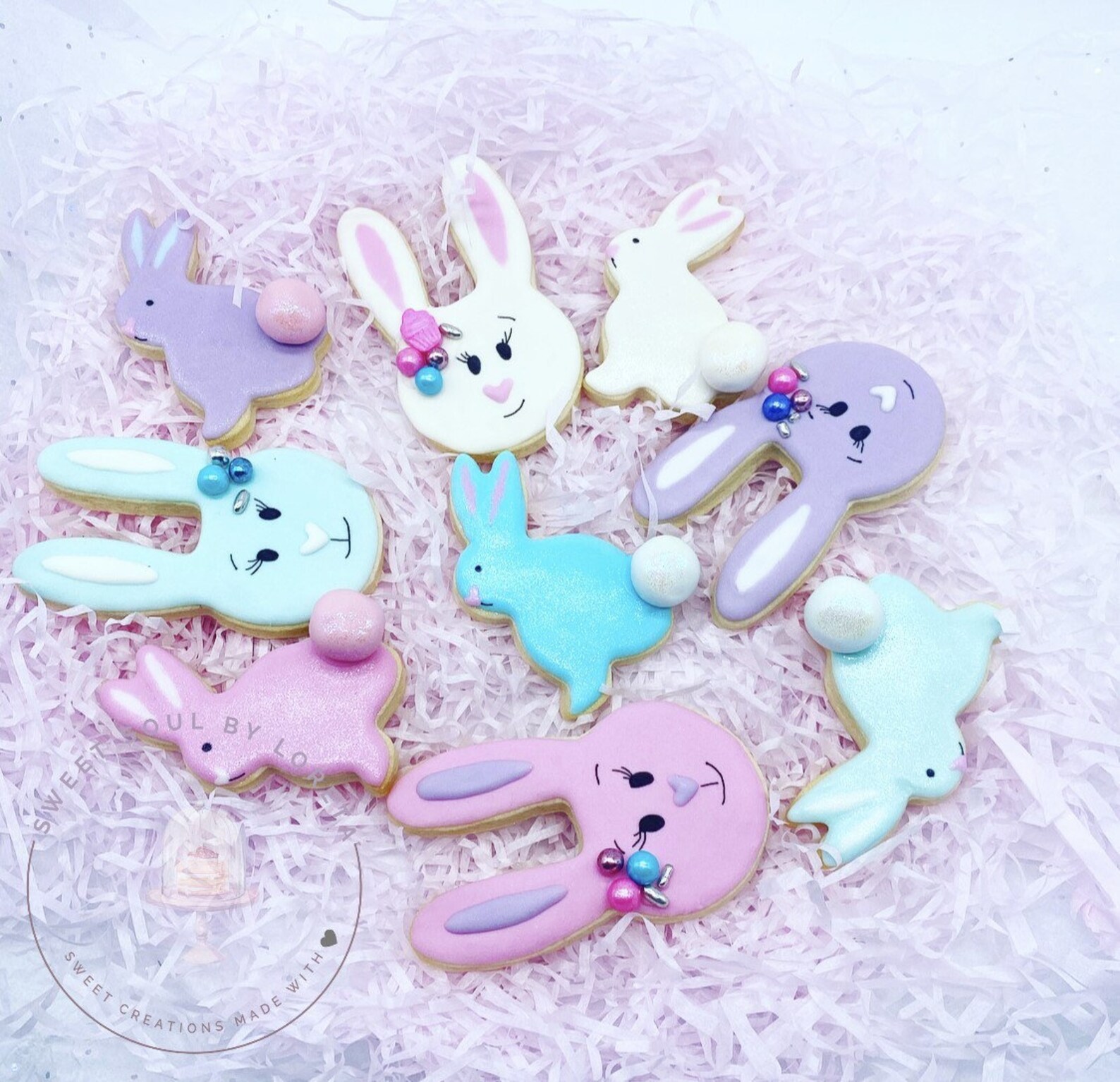 Bunny Rabbit Biscuit Box / Gift Box / Cookies / Biscuit / Etsy