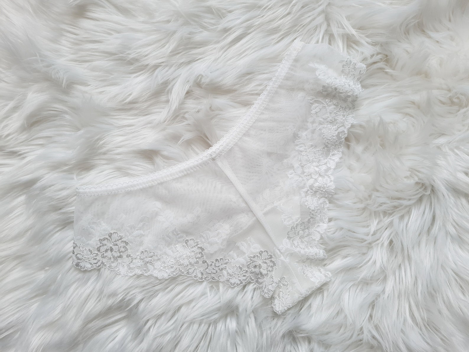 White lace panties cheeky panties comfy and sexy panties Etsy