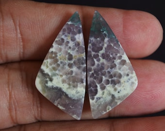 Grape agate purple pair