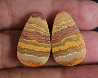 Lace Agate Pair