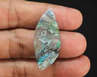 Blue Chrysocolla Copper Quartz Loose Gemstone: Indonesian Chrysocolla