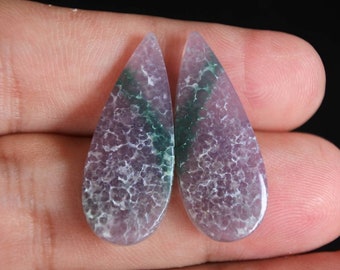Grape agate purple pair