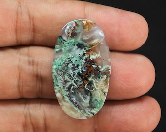 Blue Chrysocolla Copper Quartz Loose Gemstone: Indonesian Chrysocolla