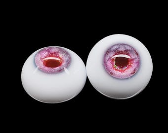 Boneca BJD feita à mão em resina com olhos piscantes em resina UV (10-24 mm)