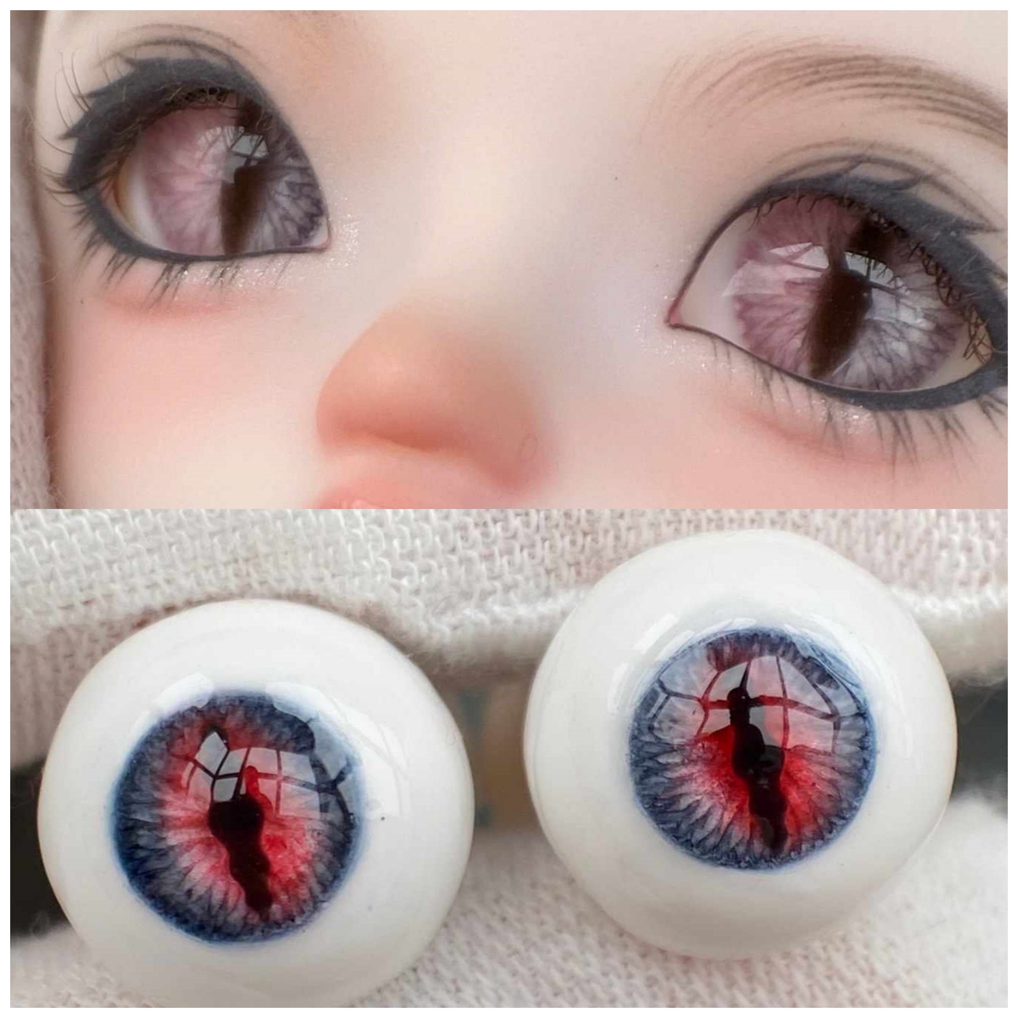 Unique eyes Light Up & Go Doll Assorted Pink