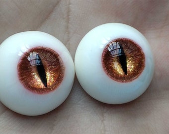BJD Doll Eyes: Realistic Resin Safety Eyes, 8-22mm (One Pair)
