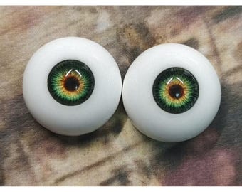 Realistic Resin BJD Doll Eyes, Handmade, 8mm-20mm