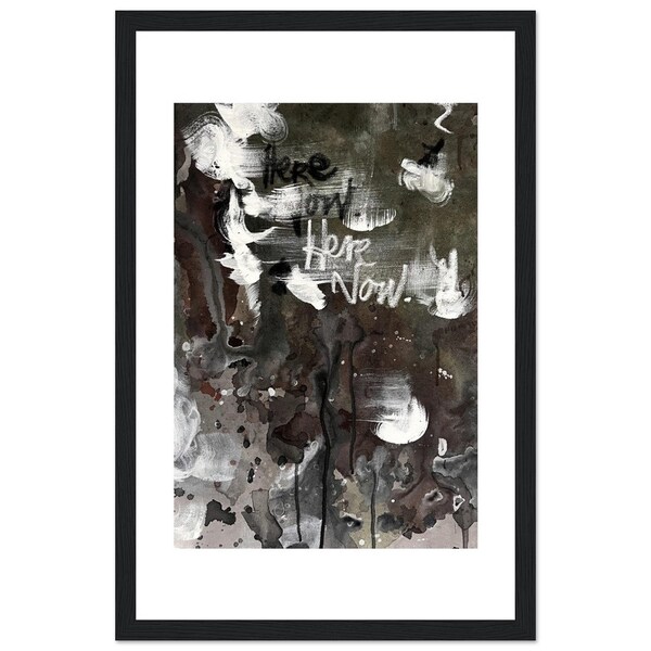 Here Now - Abstract Print